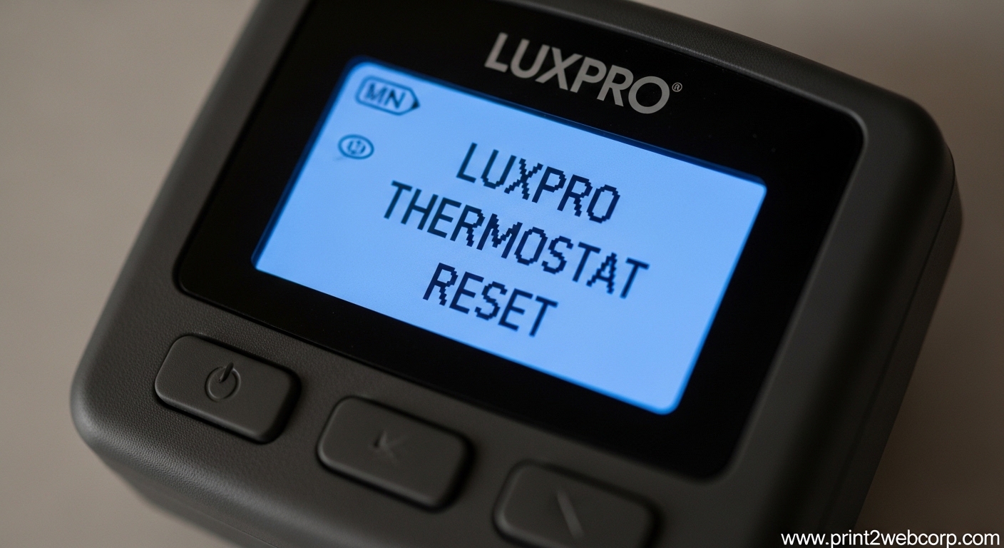 Luxpro Thermostat Reset