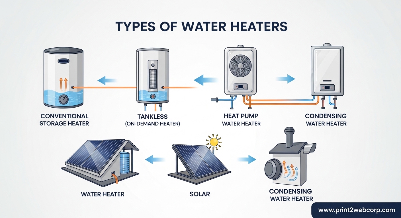 Types Of Water Heaters