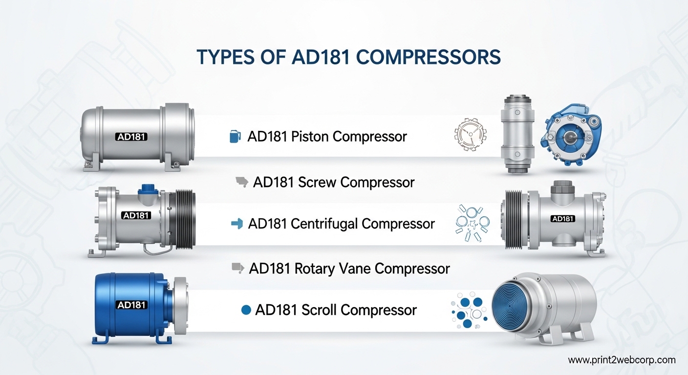 Types of AD181 Compressors