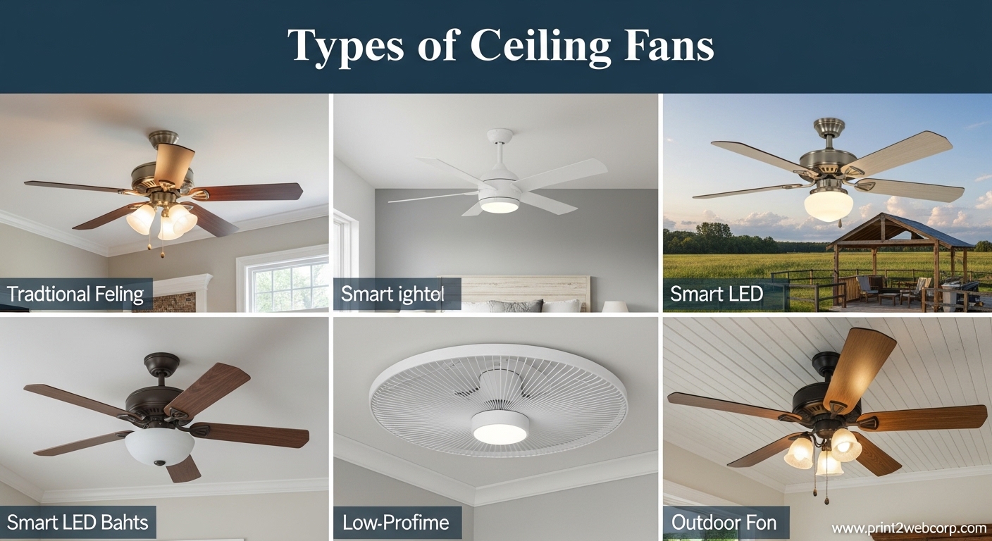 Types of Ceiling Fans