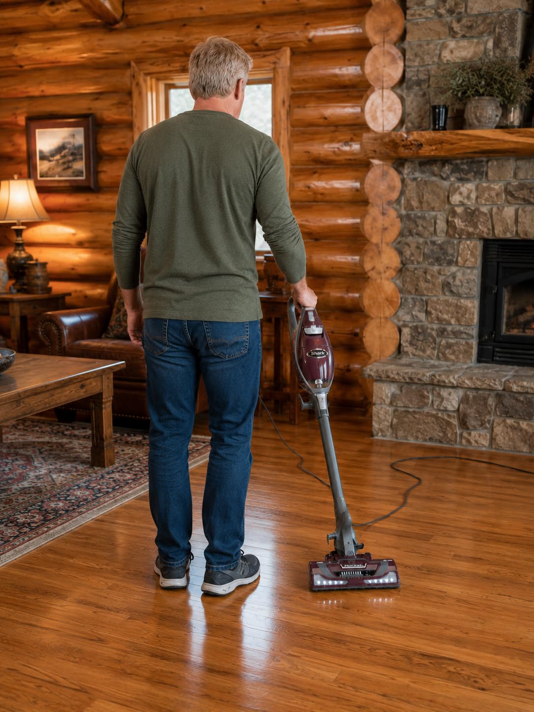 Shark Rocket Pet Plus Corded Stick Vacuum Cleaner HV322 - Pet Hair, LED Headlights, XL Dust Cup customer photo 1