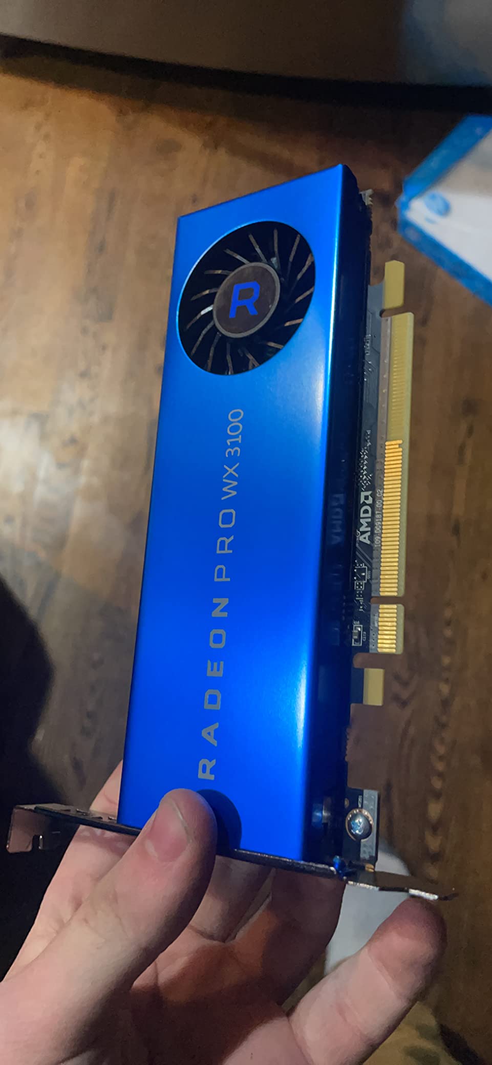 AMD Radeon Pro WX 3100 Graphic Card - 1.22 GHz Core - 4 GB GDDR5 - Half-Length - Single Slot Space Required customer photo 1