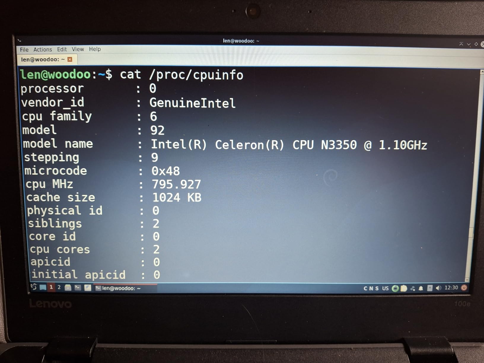 Lenovo 100e 81ER000BUS 11.6