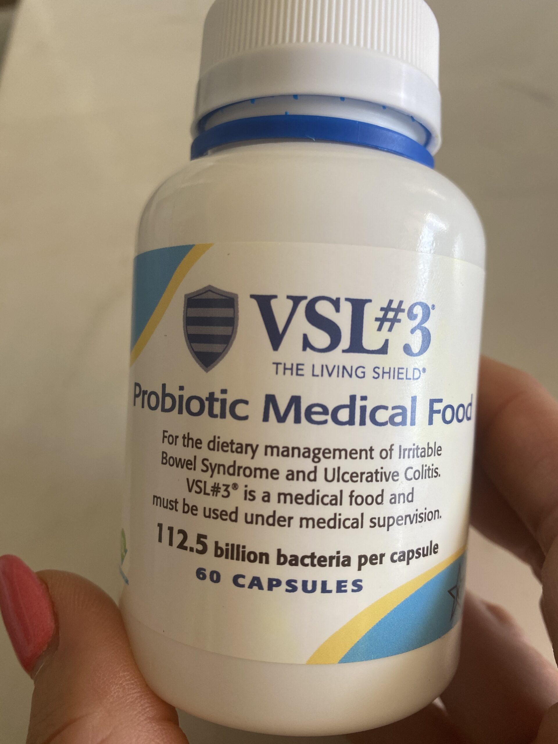VSL#3® Probiotics for Digestive Health, IBS & UC Symptoms - 112.5B CFUs, High-Potency, Multi-Strain, Live, Refrigerated Probiotic, Medical Food for Gut Health Support in Men & Women, 120 Capsules customer photo 2