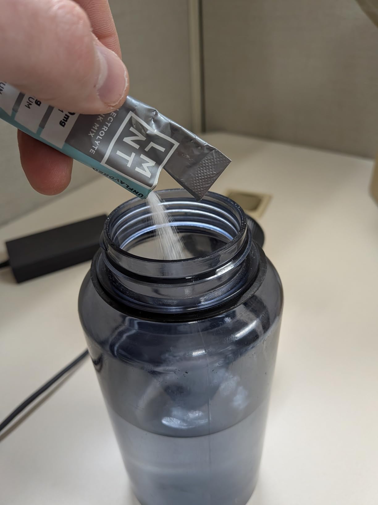 LMNT Zero Sugar Electrolytes - Raw Unflavored Salt | Drink Mix | 30-Count customer photo 1