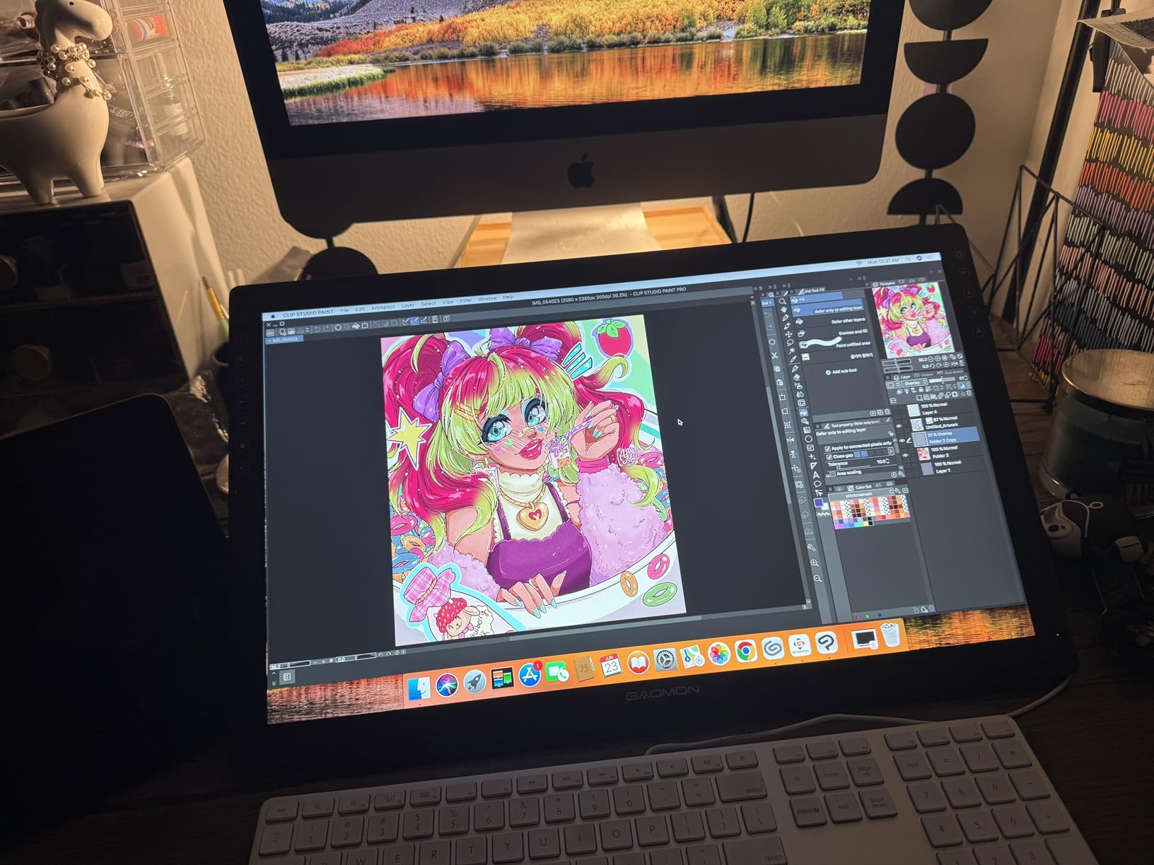 GAOMON PD1320 Pen Display Drawing Tablet, 13.3 Inch Full Laminated 120% sRGB Graphics Monitor with Tilt Support for Artists, Design, Animation - Compatible with Windows/Mac/Android customer photo 1