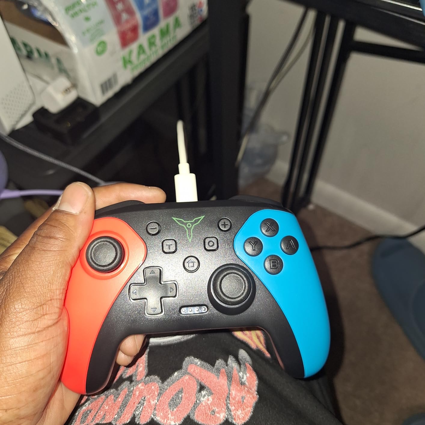 Wireless Switch Controller for Nintendo Switch/Switch 2/Lite/OLED Controller, Switch Controller with a Mouse Touch Feeling on Back Buttons, Extra Switch Pro Controller with Wake-up,Programmable, Turbo Function customer photo 1