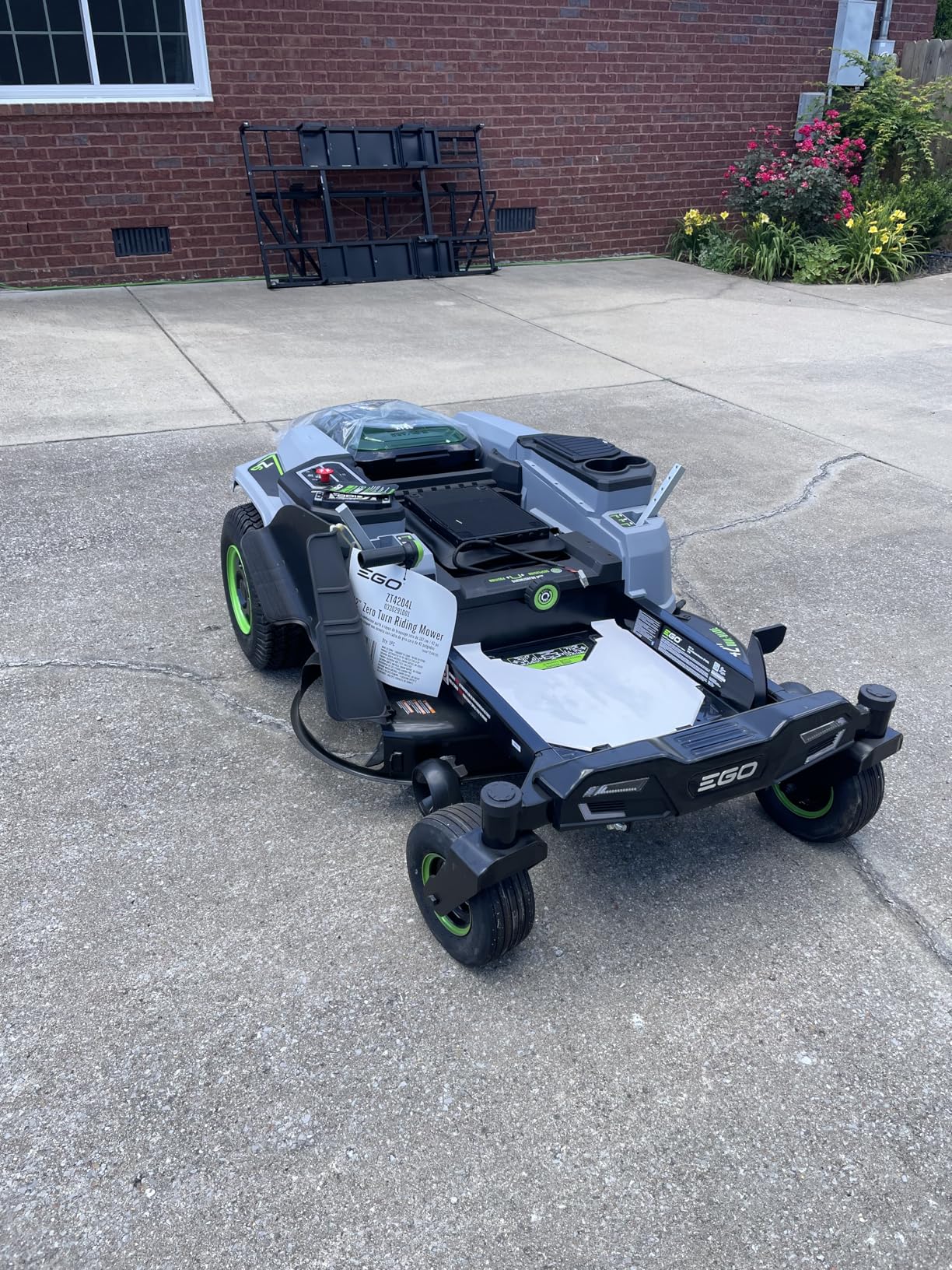 EGO Power+ Z6 Electric Riding Lawn Mower, 42