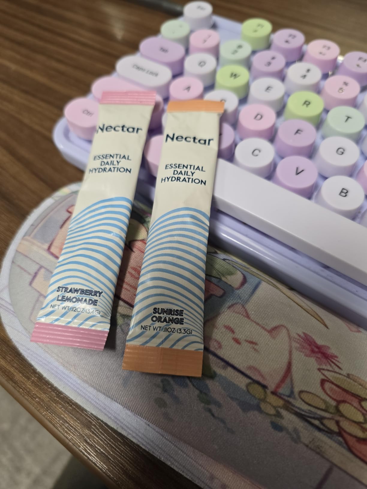 Nectar Hydration Packets - Electrolytes Powder Packets - Sugar Free & 0 Calorie - Organic Fruit Liquid Daily IV Electrolytes Powder for Dehydration Relief and Rehydration (Variety 30 Pack) customer photo 1