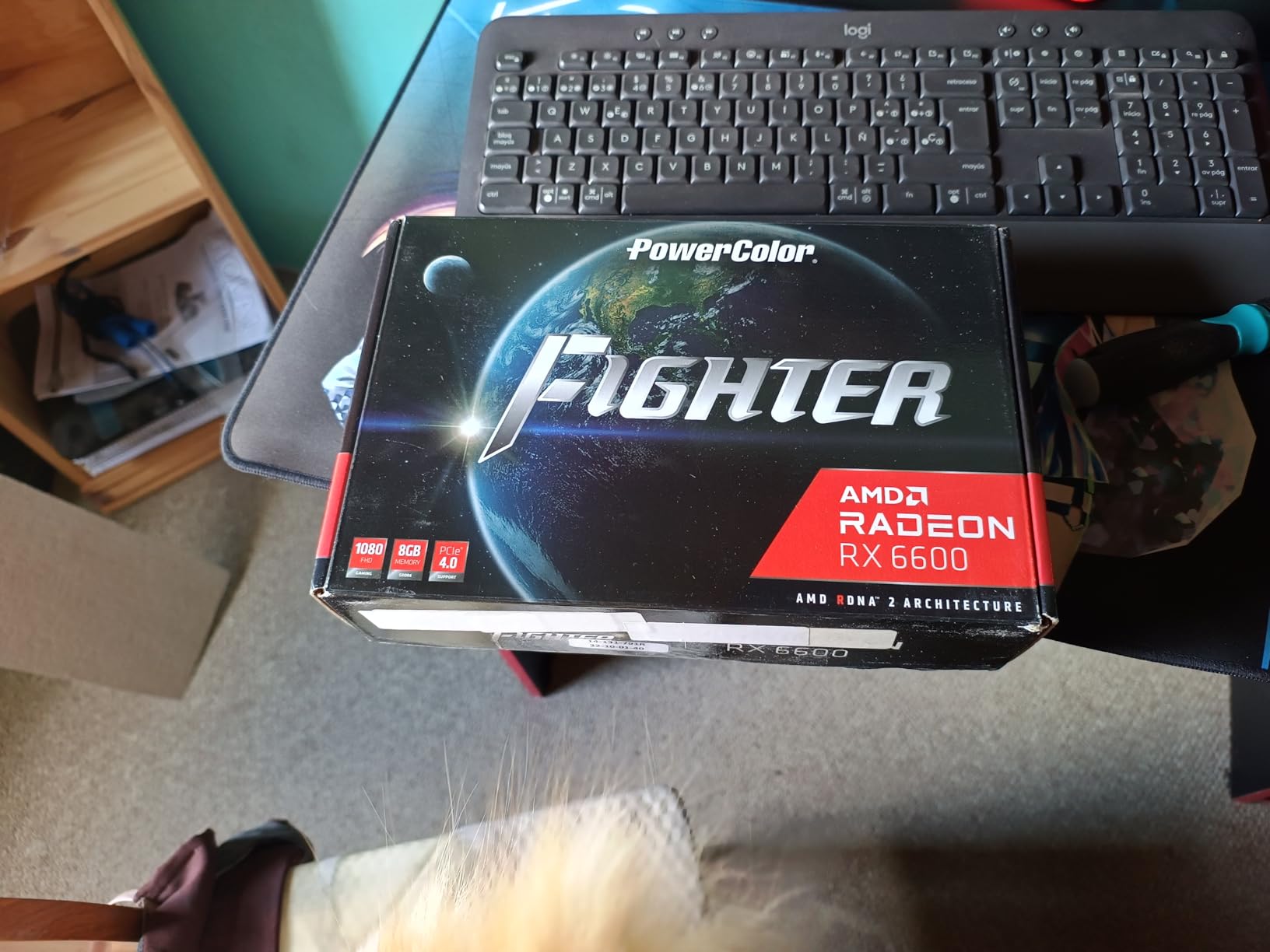 Fighter AMD Radeon RX 6600 Graphics Card with 8GB GDDR6 Memory customer photo 1