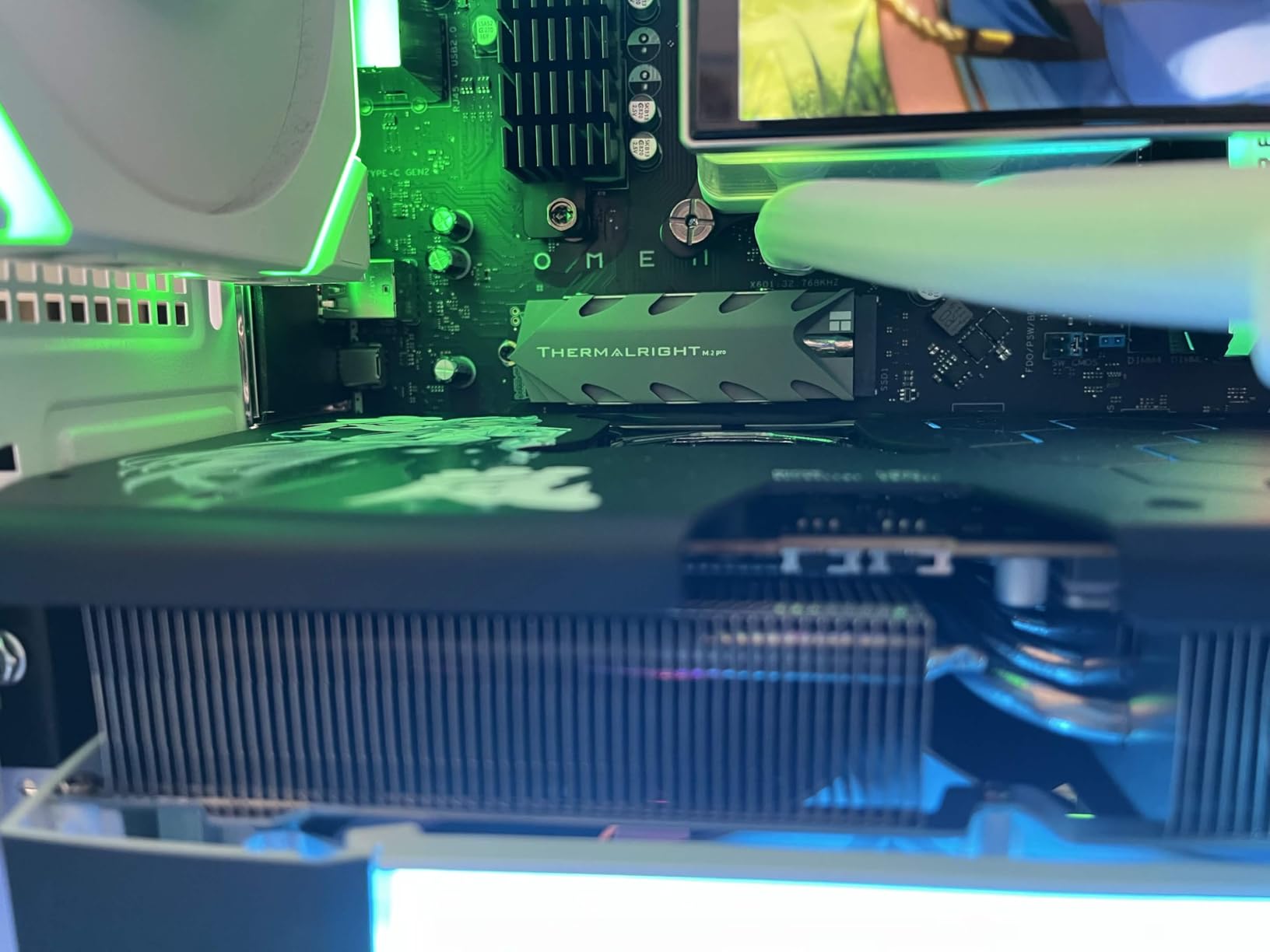 Thermalright M.2 Pro 2280 SSD Heatsink, 8mm Heatpipe, High Performance Double Side Thermal pad customer photo 1