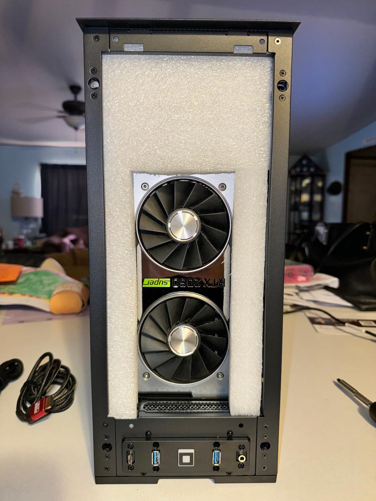 HYTE Revolt 3 Small Form Factor Premium ITX Computer Gaming Case Only, Metal, Black customer photo 2