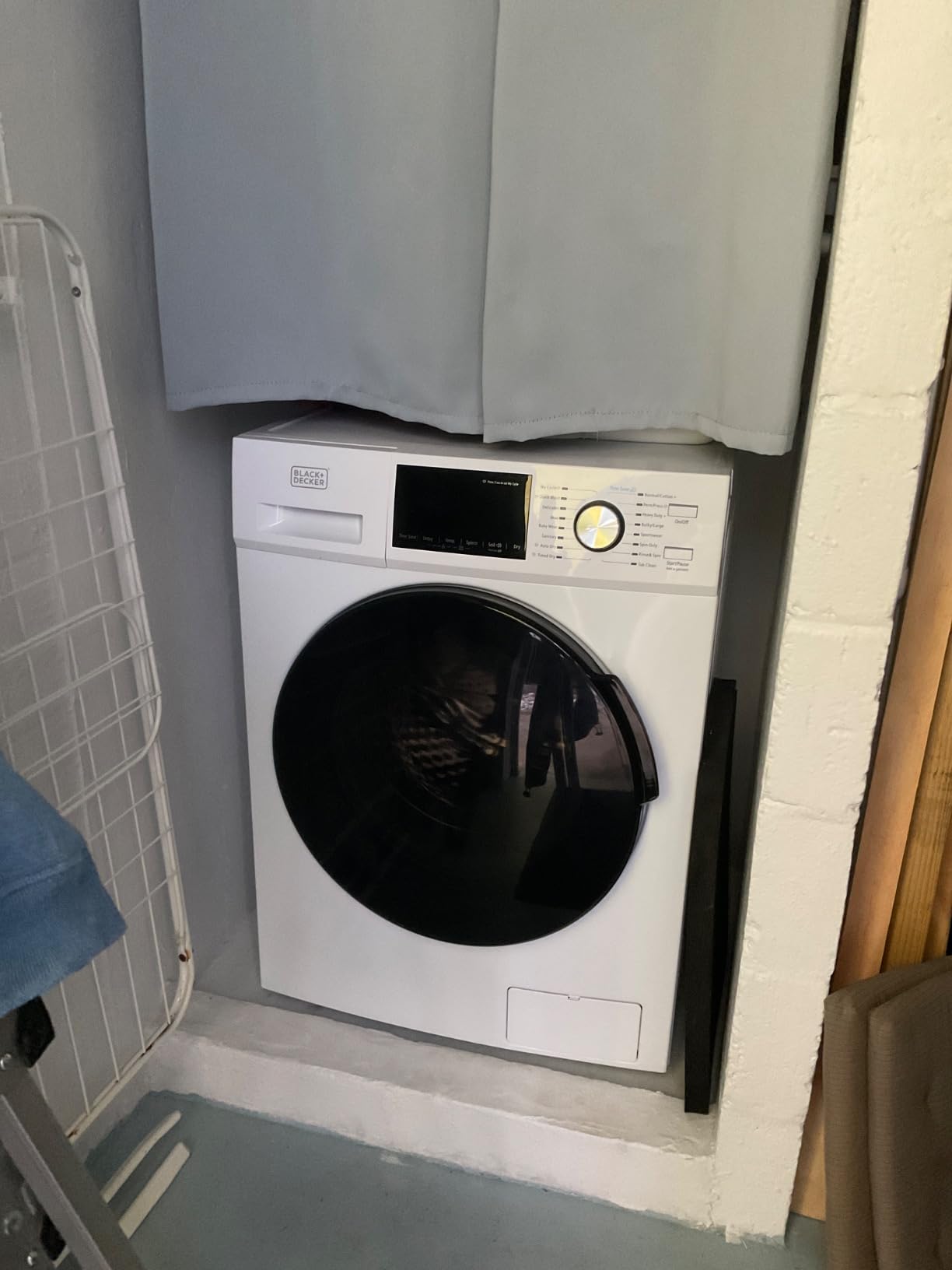 BLACK+DECKER Washer and Dryer Combo, 2.7 Cu. Ft. Capacity, BCW27MW, White customer photo 1