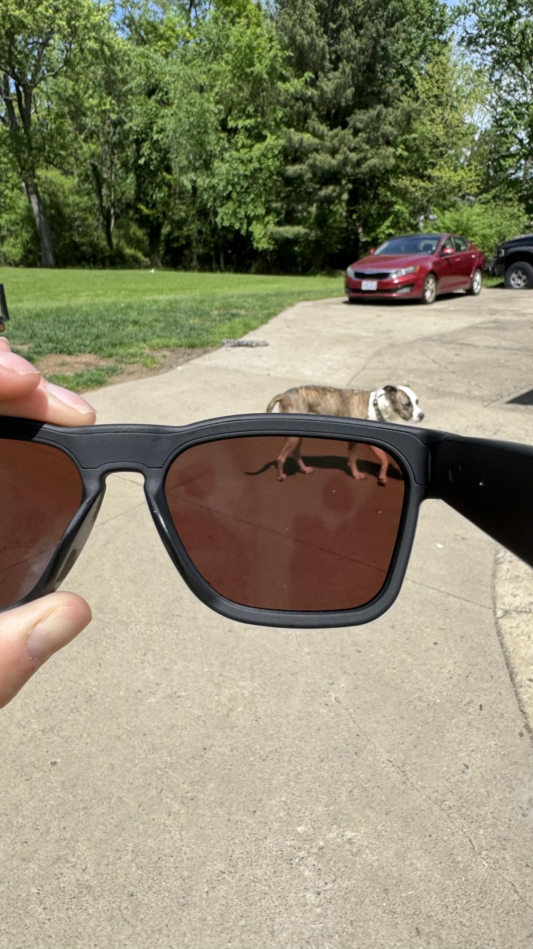 OhO sunshine Bluetooth Audio Sunglasses, Lightweight Open Ear Sport Glasses, 10H Playtime, UV400 ANSI Z87.1, Water Resistant with Voice Control customer photo 2