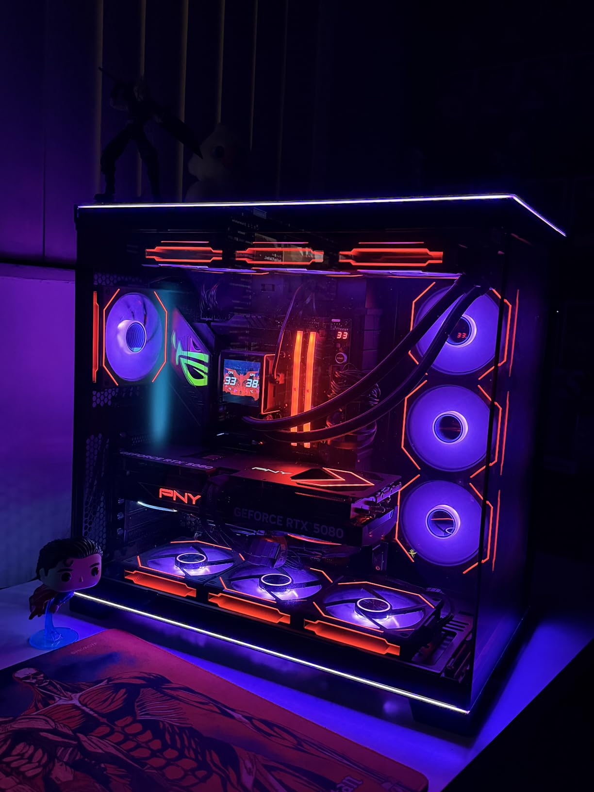 Lian Li UNI Fan SL-Infinity 120-Triple Pack-ARGB Fan-Infinity Mirror-Daisy-Chain Design-Customizable Lighting Effects-One Cable Connection-With Controller-Black-(UF-SLIN120-3B) customer photo 2