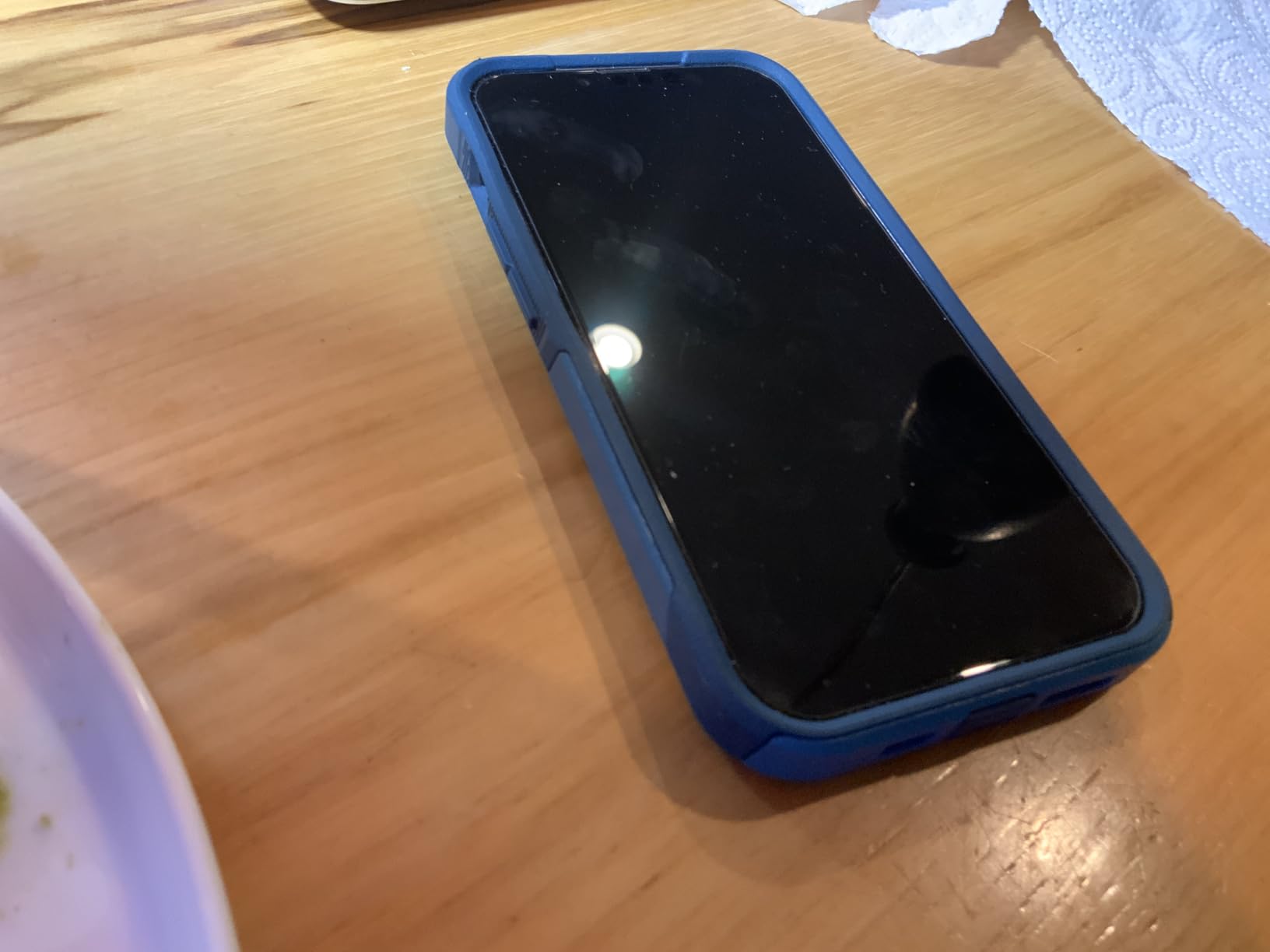 iPhone 14 & iPhone 13 Commuter Series Case - BLACK, Slim & Tough, Pocket-Friendly, with Port Protection customer photo 1