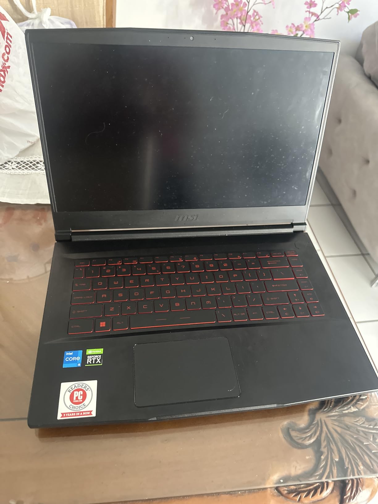 MSI GF63 Thin Gaming Laptop, 15.6
