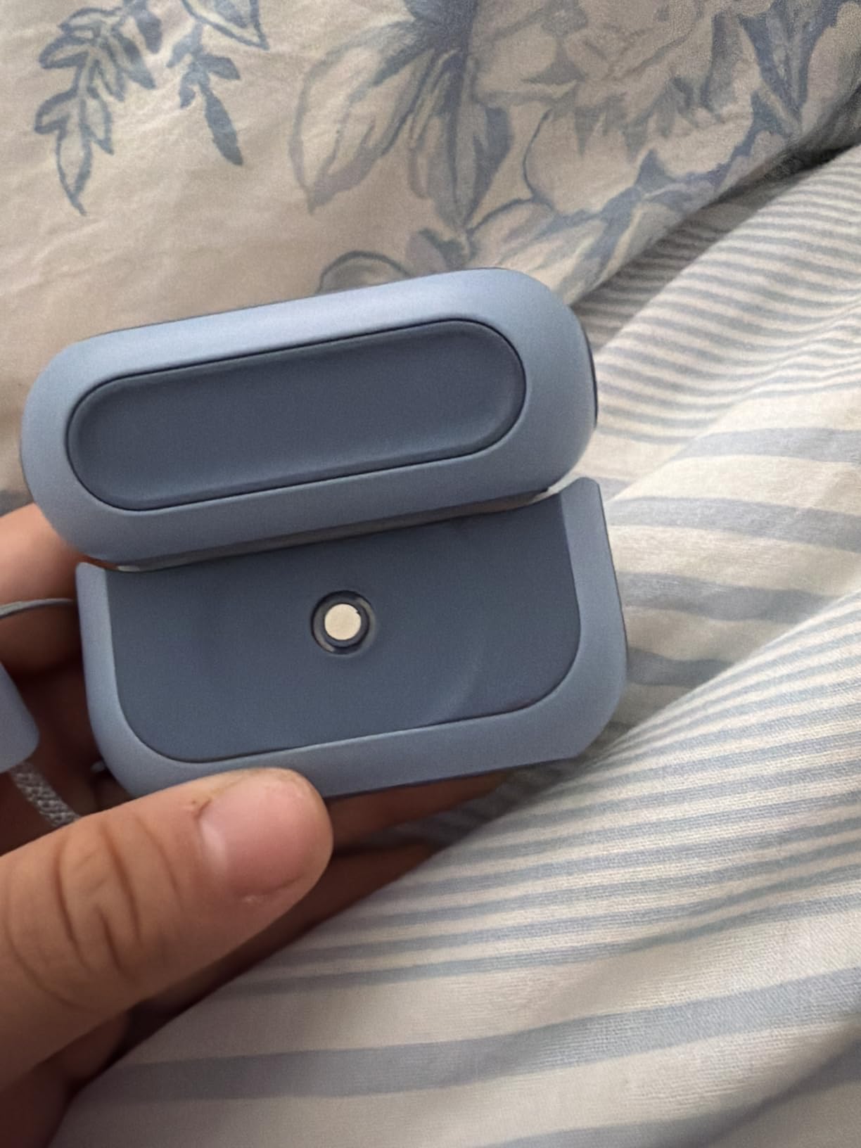 for AirPods Pro 2 Case, Compatible with Airpods Pro Case 2nd / 1st Generation (2023/2022/2019), Compatible with MagSafe, Full Drop Protection Cover with Lanyard, Purple customer photo 1