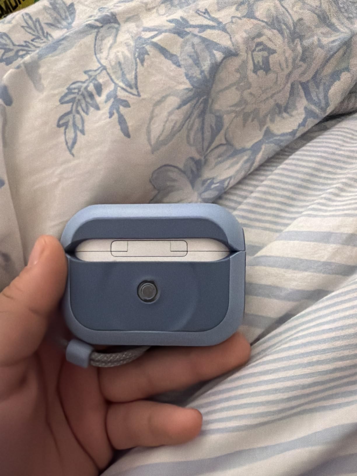 for AirPods Pro 2 Case, Compatible with Airpods Pro Case 2nd / 1st Generation (2023/2022/2019), Compatible with MagSafe, Full Drop Protection Cover with Lanyard, Purple customer photo 2