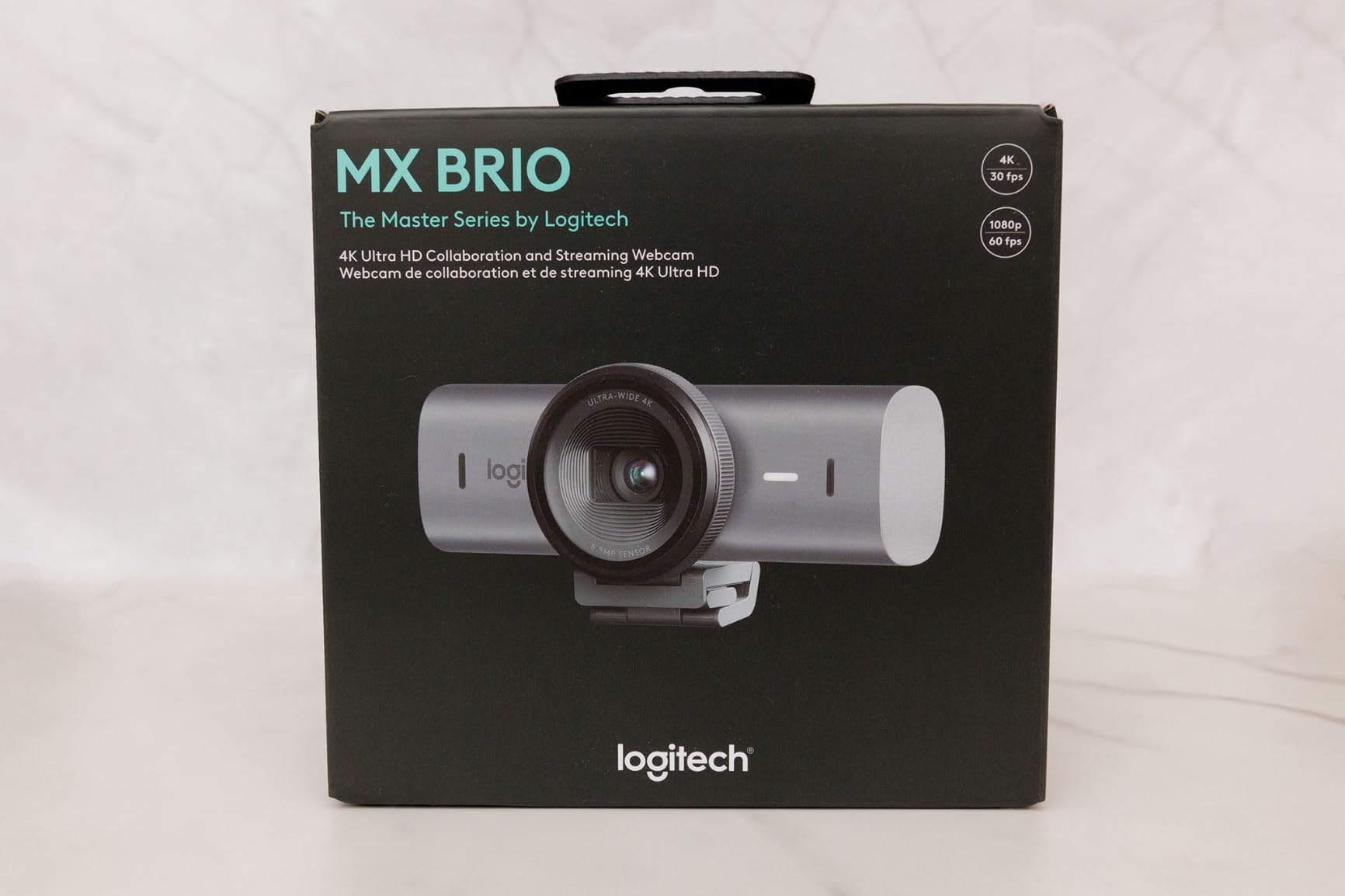 Logitech MX Brio Ultra HD 4K Webcam for Collaboration and Streaming, 1080p 60 FPS, Show Mode, Works with Microsoft Teams, Zoom, Google Meet, Nintendo Switch 2, Graphite customer photo 1