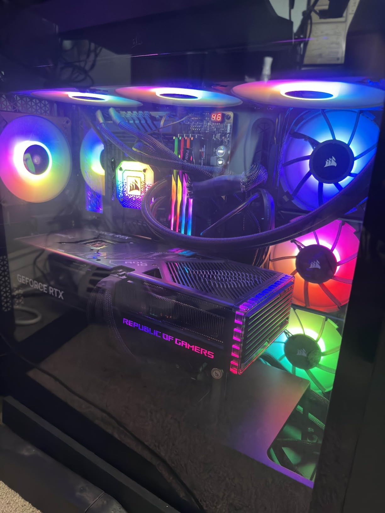 ROG Strix GeForce RTX 4090 OC Edition Gaming Graphics Card (PCIe 4.0, 24GB GDDR6X, HDMI 2.1a, DisplayPort 1.4a), 3 Year Warranty customer photo 1