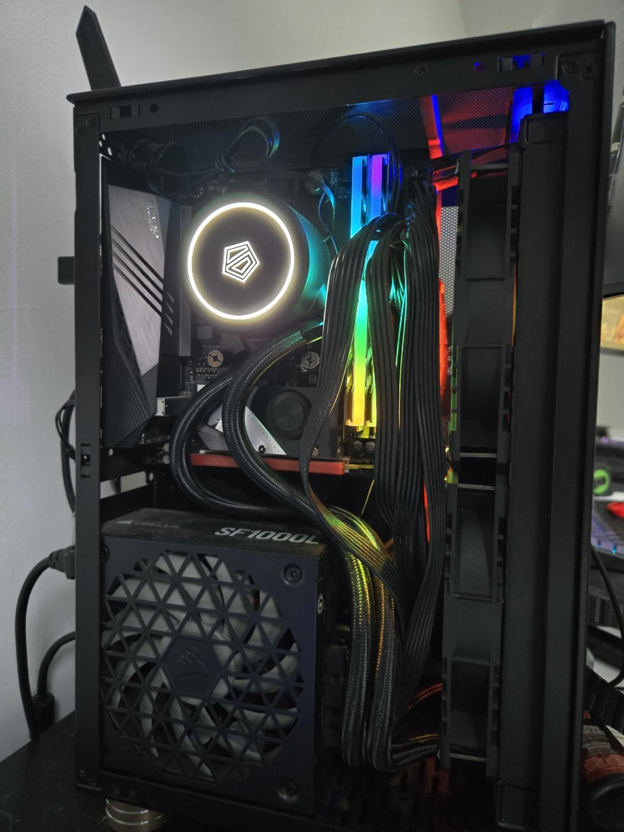 ID-COOLING FROSTFLOW X 240 CPU Water Cooler AIO Cooler 240mm CPU Liquid Cooler White LED 2x120mm PWM Fans, Intel 1700/1200/115X, AMD AM5/AM4 customer photo 2