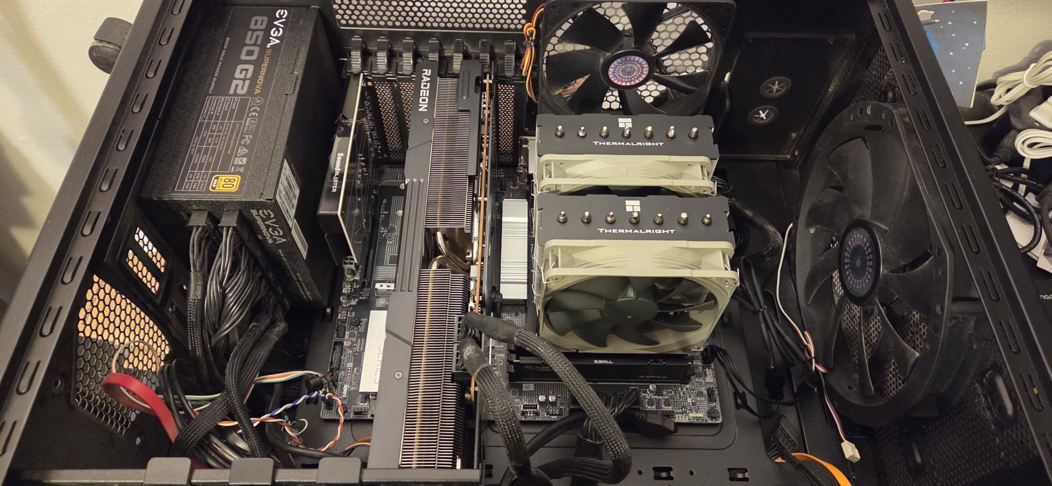 Thermalright Phantom Spirit 120SE CPU Air Cooler, 7 Heat Pipes CPU Cooler,Dual 120mm TL-C12B V2 PWM Fans, AGHP 4.0 Technology,S-FDB Bearing, for AM4/AM5/Intel lga1851/1700/1150/1151/1200, PC Cooling customer photo 1