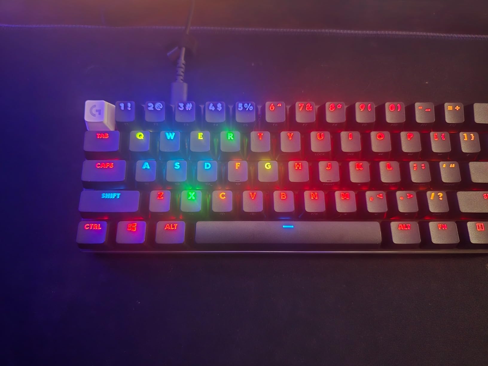 Logitech G PRO X 60 Lightspeed Wireless Gaming Keyboard, Ultra Compact TKL 60% Mechanical Keyboard, LIGHTSYNC RGB, GX Optical Tactile Switches customer photo 2
