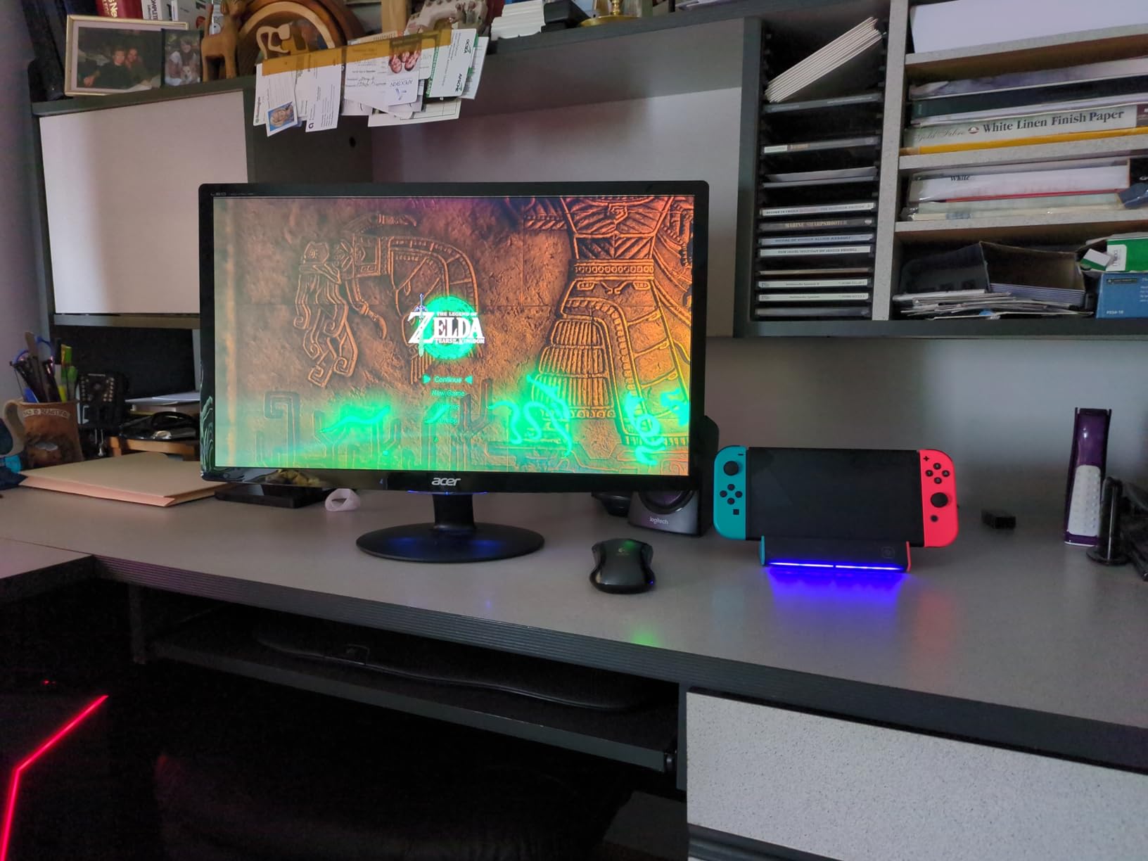 Switch Dock, TV Dock Station for Switch/Switch OLED, with 4K@60Hz HDMI Output/Type C Port/USB 3.0 Port for Nintendo Switch Dock (Incompatible with Nintendo Switch 2) customer photo 1