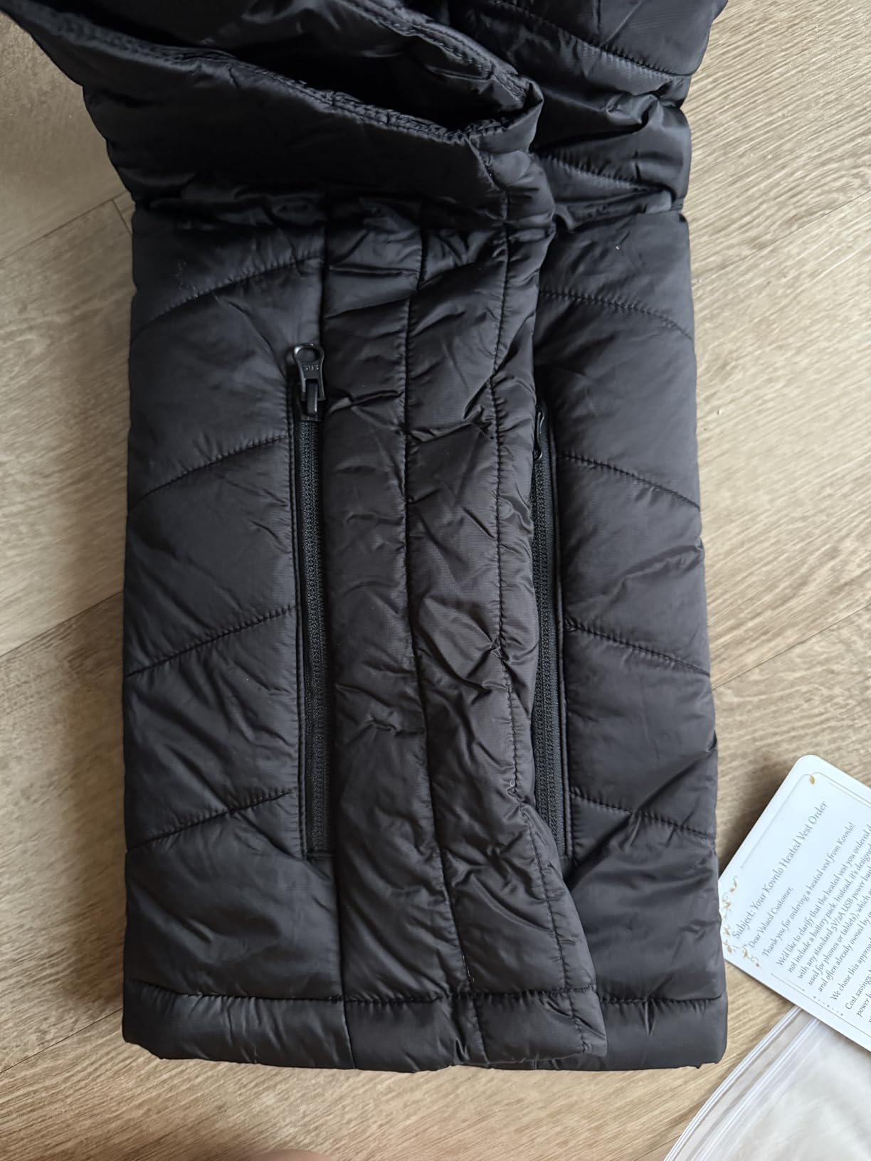 KOVNLO Heated Vest Women, Smart Controller With Lights-out Design, Electric Warming Heated Jackets customer photo 1