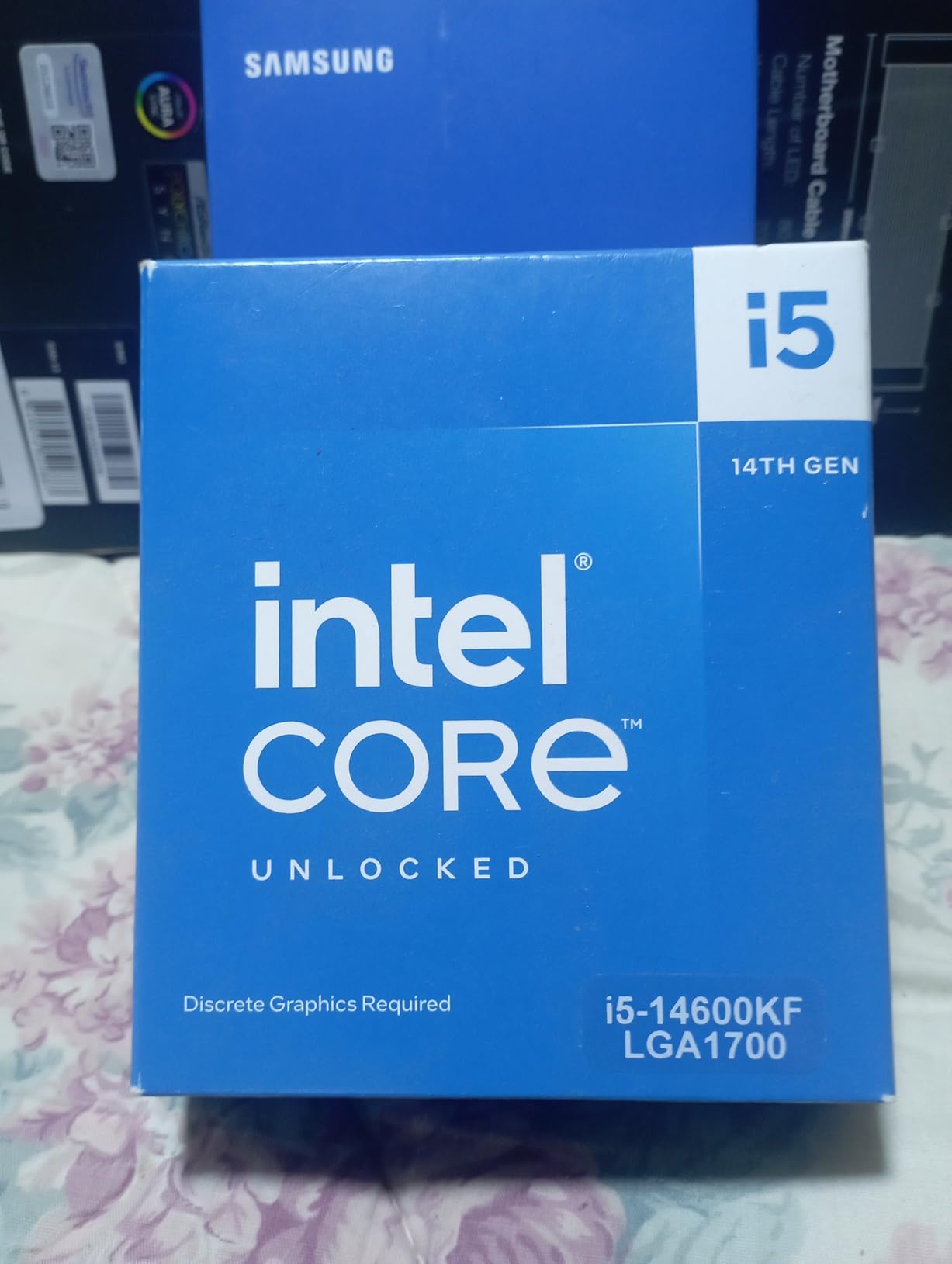 Core i5-14600KF New Gaming Desktop Processor 14 cores (6 P-cores + 8 E-cores) - Unlocked customer photo 1