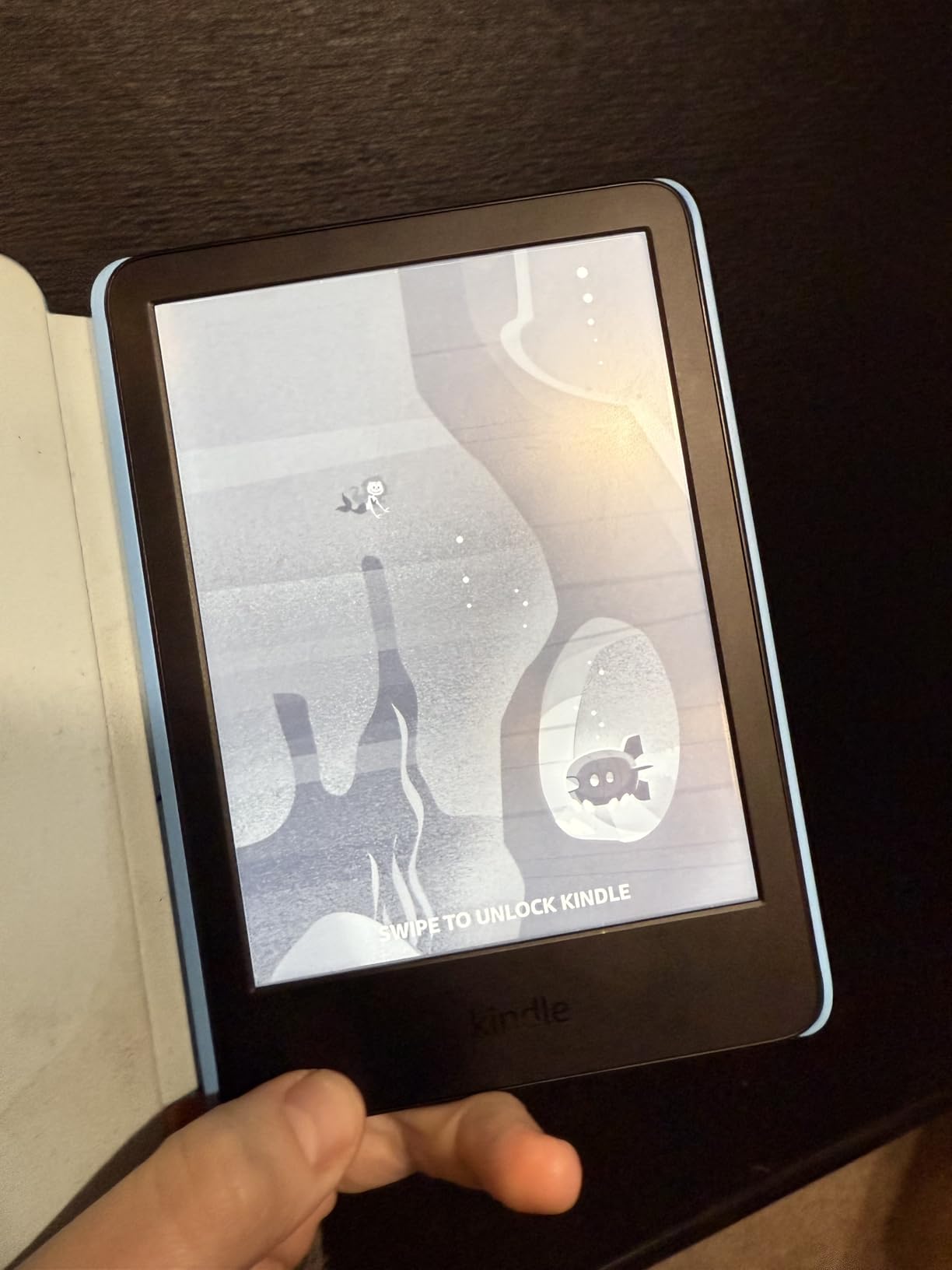 Kindle Kids 16GB (newest model) - If it breaks, we will replace it, includes ad-free books and cover, with glare-free display, faster page turns - Ocean Explorer customer photo 2