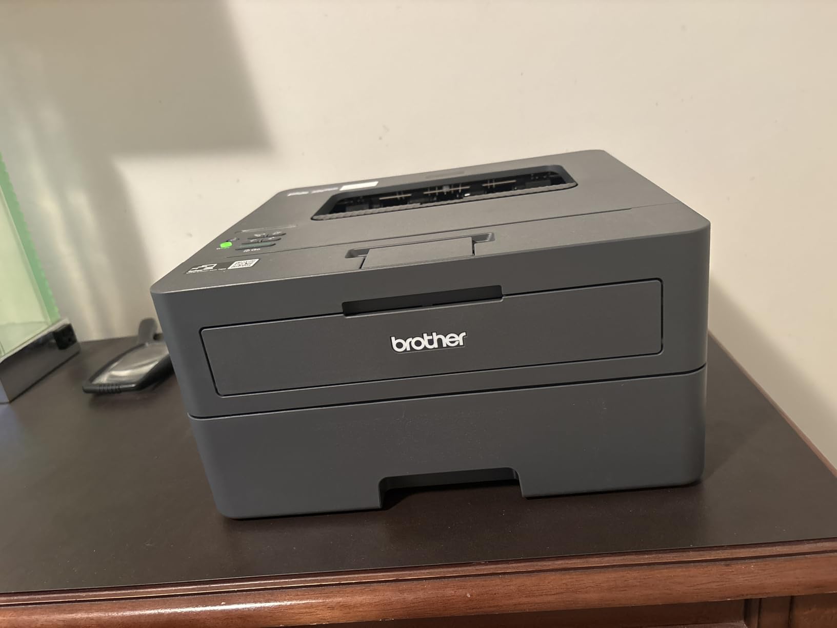 Brother HL-L2405W Wireless Compact Monochrome Laser Printer with Mobile Printing, Black & White Output | Includes Refresh Subscription Trial, Works with Alexa customer photo 2