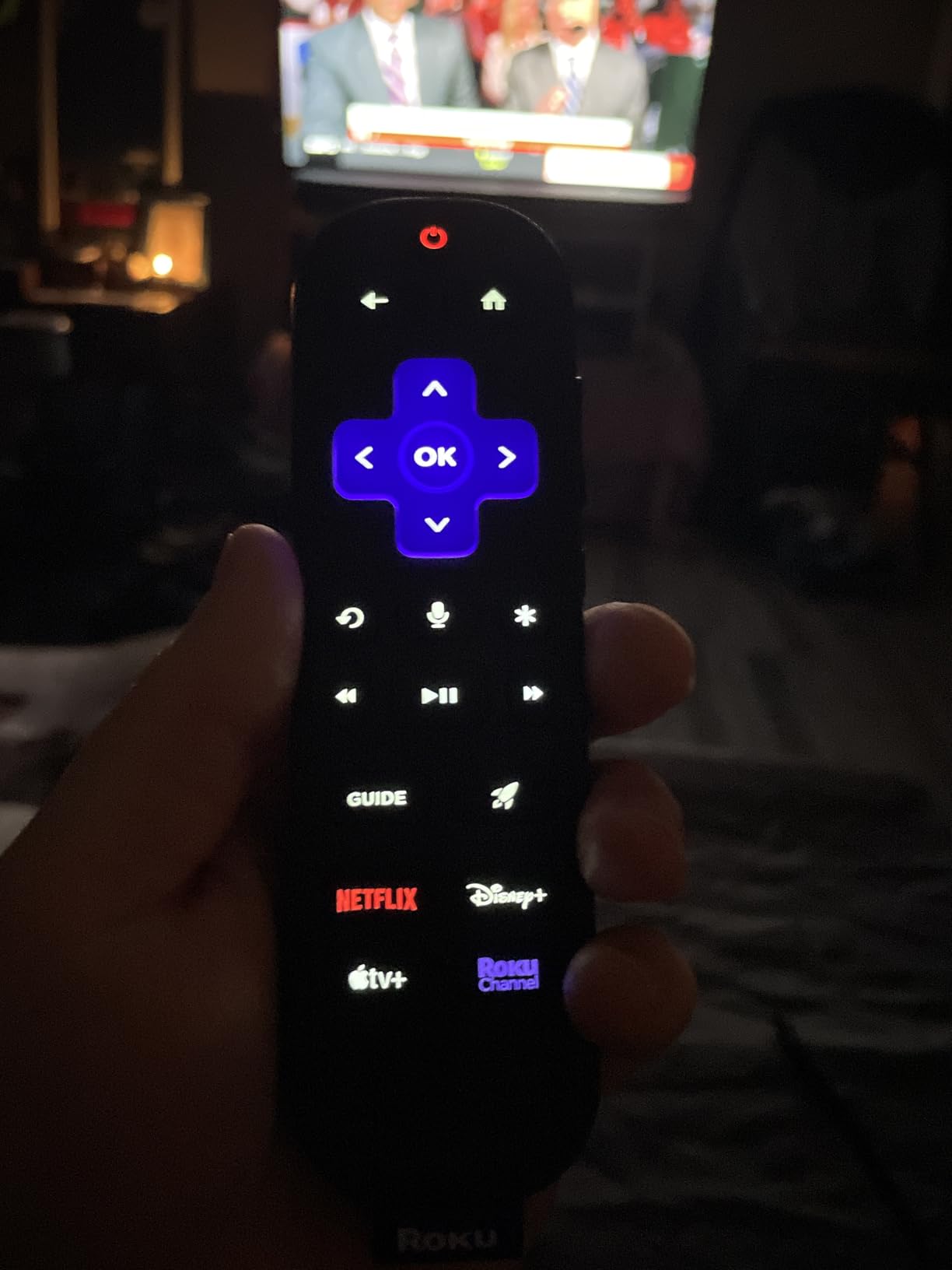 Voice Remote Pro (2nd Ed.) | Rechargeable TV Remote Control with Hands-free Voice Controls, Backlit Buttons, & Lost Remote Finder - Replacement Remote Compatible with All Roku TV, Players & Audio customer photo 1