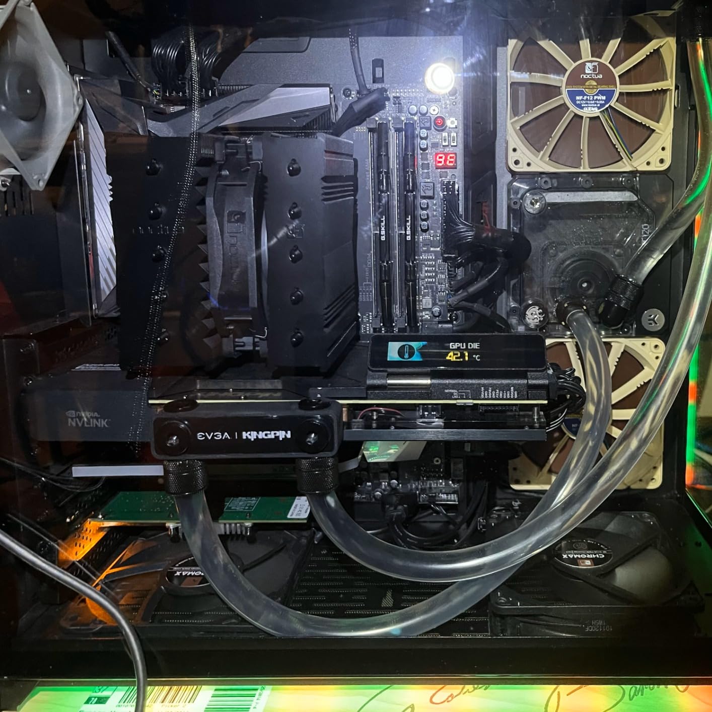 Noctua NH-D12L chromax.Black, Low-Height Dual-Tower CPU Cooler (120mm, Black) customer photo 1