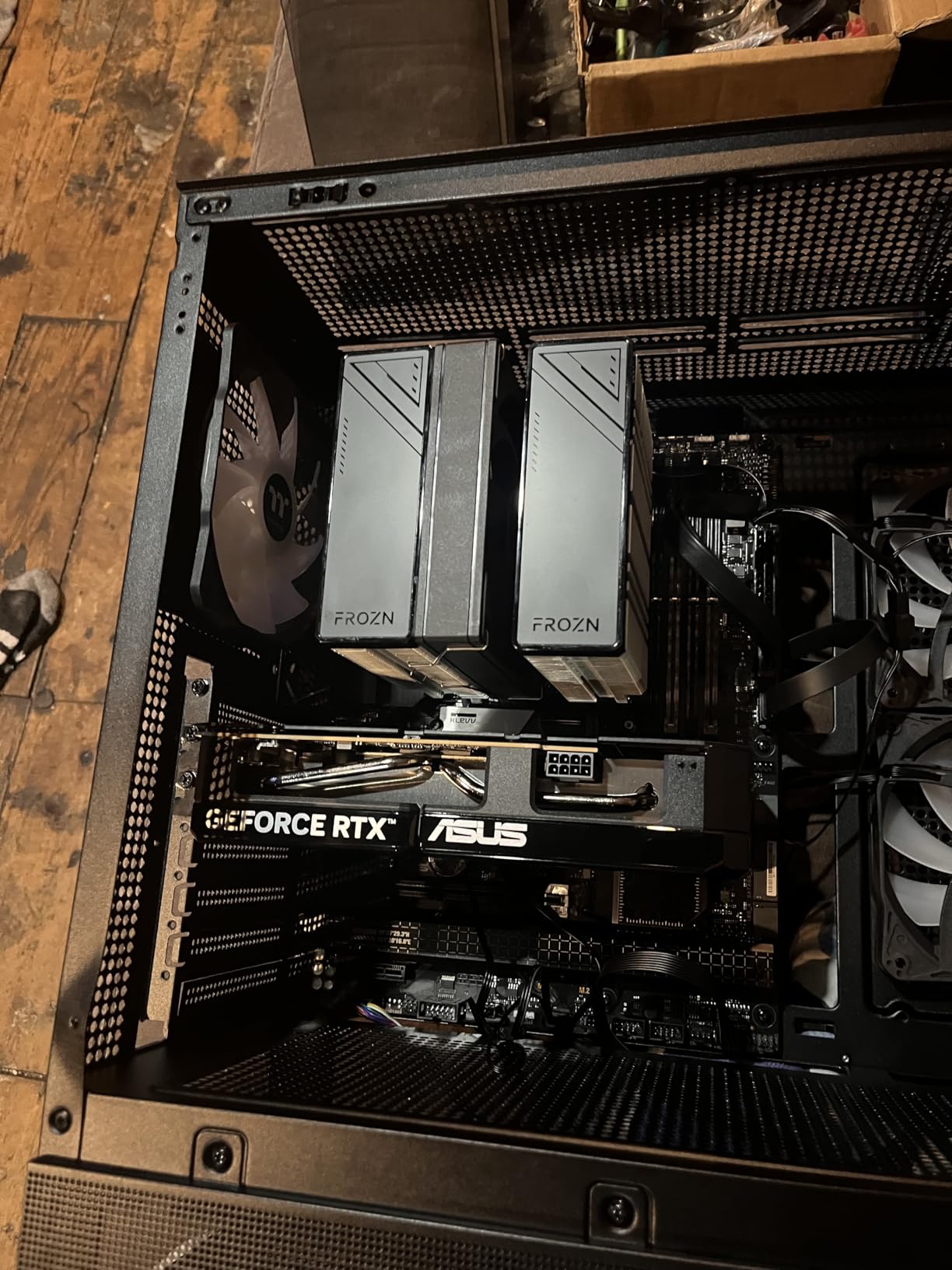 ID-COOLING FROZN A620 PRO SE - Blackout Dual-Tower Air CPU Cooler, 6×Ф6mm Heatpipes, Dual 120x120x25mm Quiet Fans, Intel LGA1700/1851/1200/115X; AMD AM4/AM5 (157mm in Height) customer photo 1