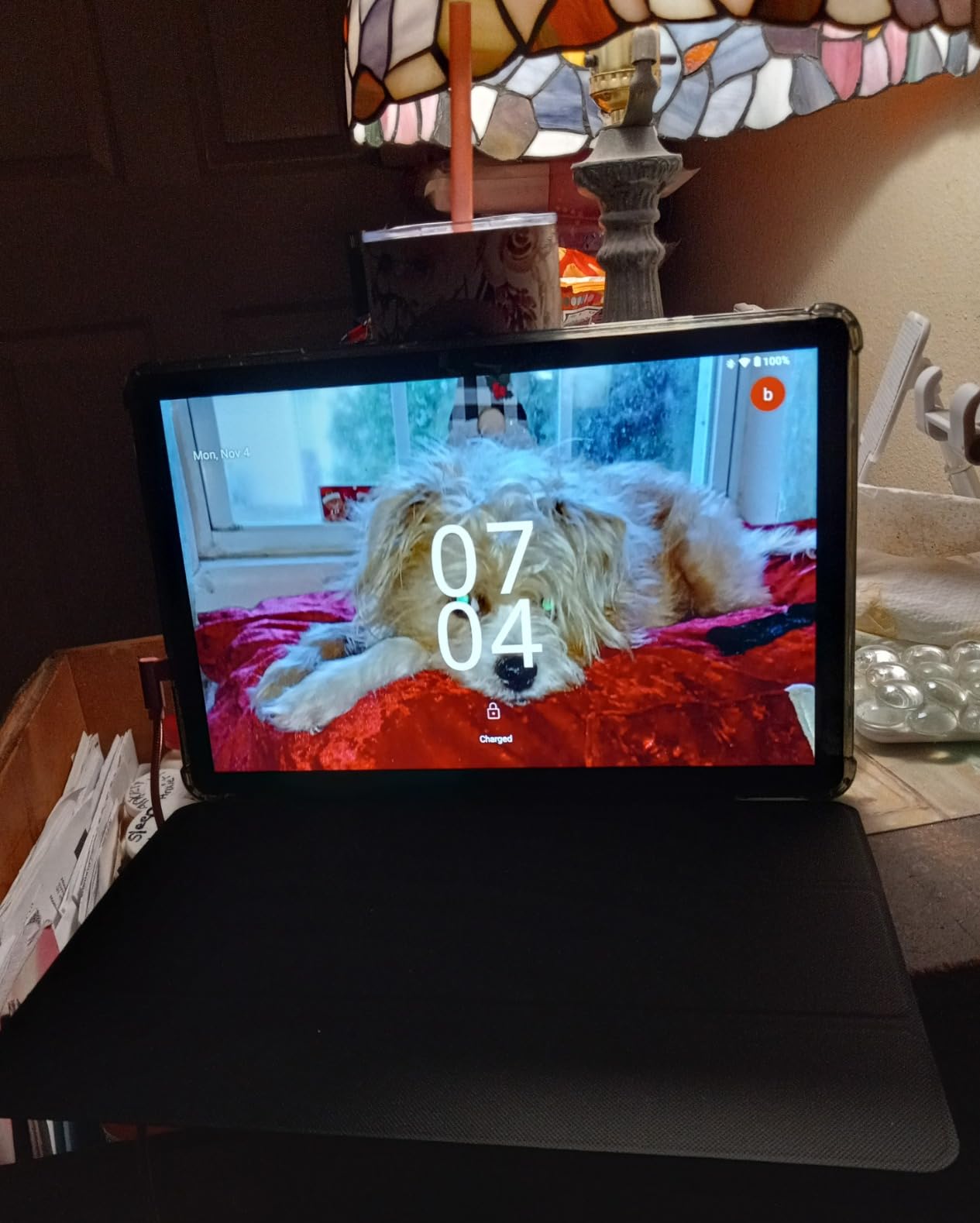 COLORROOM 2026 Android 16 Tablet 11inch, Face Unlock, 18W Fast Charging, 32GB+128GB+1TB Expand, Octa-core CPU, 8000mAh Large Battery, WiFi6, Touchscreen Display, Widevine L1 Tableta, Blue customer photo 2