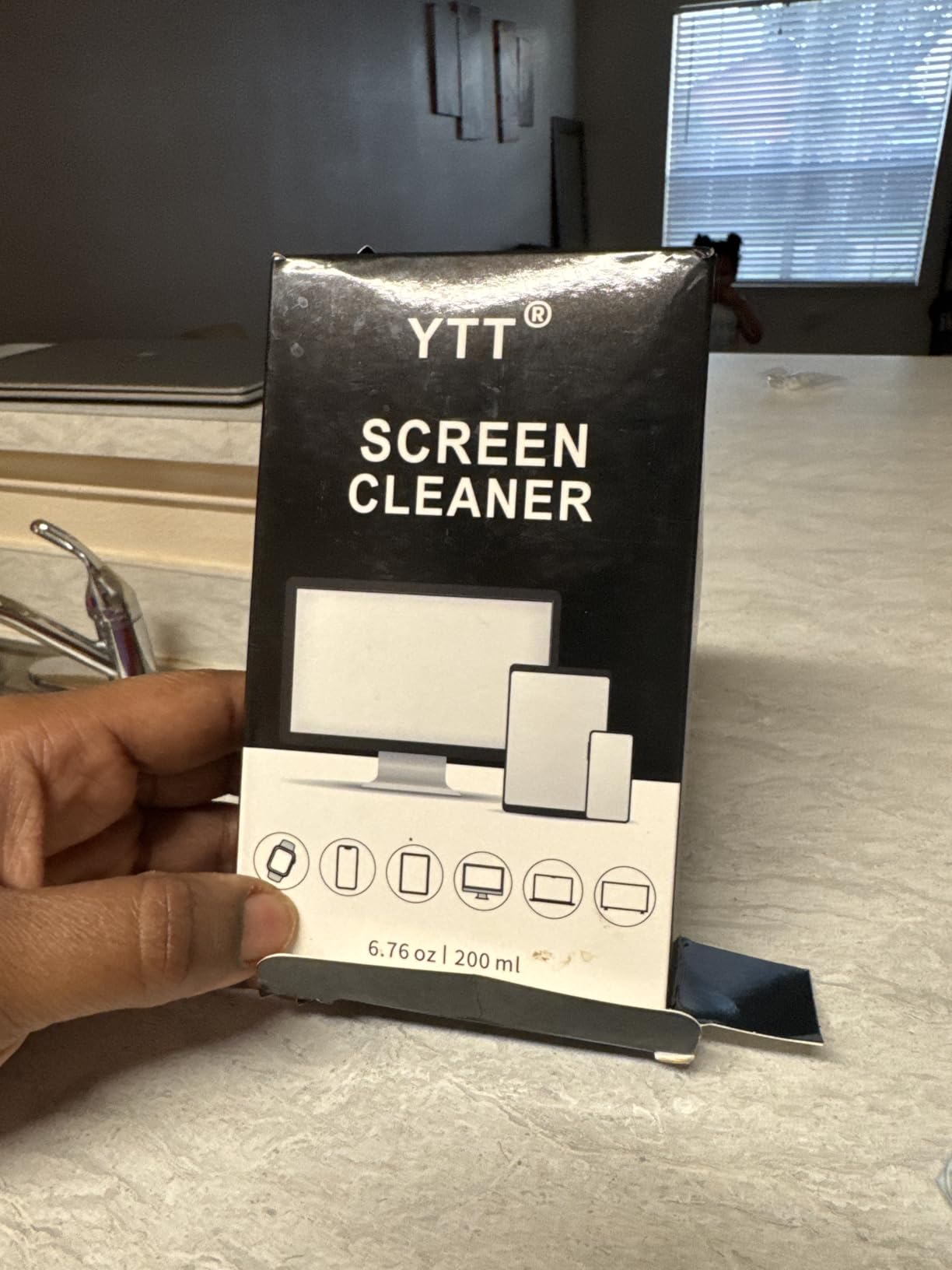 Screen Cleaner Spray Kit (2X) - TV Screen Cleaner Spray and Microfiber Cleaning Cloth, Computer Screen Cleaner for LCD LED OLED TV, Car, Smartphone, iPad, Laptop, iPhone, MacBook (2 Pack) customer photo 1
