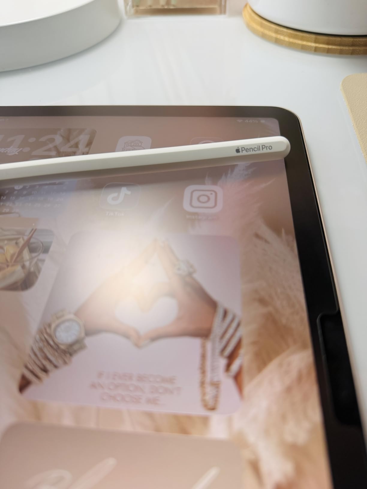 Apple Pencil Pro: Latest Model - Device Compatibility Check Required - Pixel-Perfect Precision, Tilt and Pressure Sensitivity customer photo 2