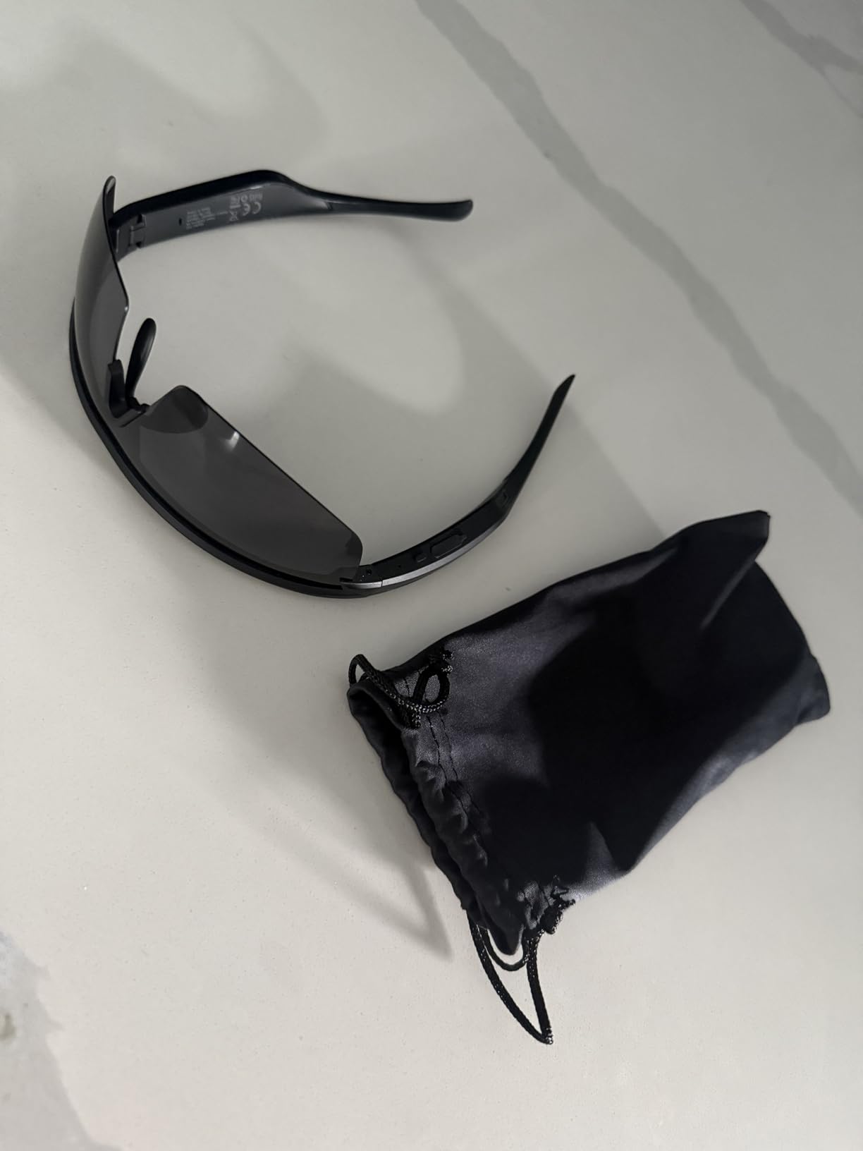 Bluetooth Audio Smart Glasses for Cycling Running Driving | Polarized Sports Sunglasses with Open-Ear Speakers, Hands-Free Calls, Voice Assistant, UV Protection, IPX5 Waterproof for Hiking Fishing customer photo 2