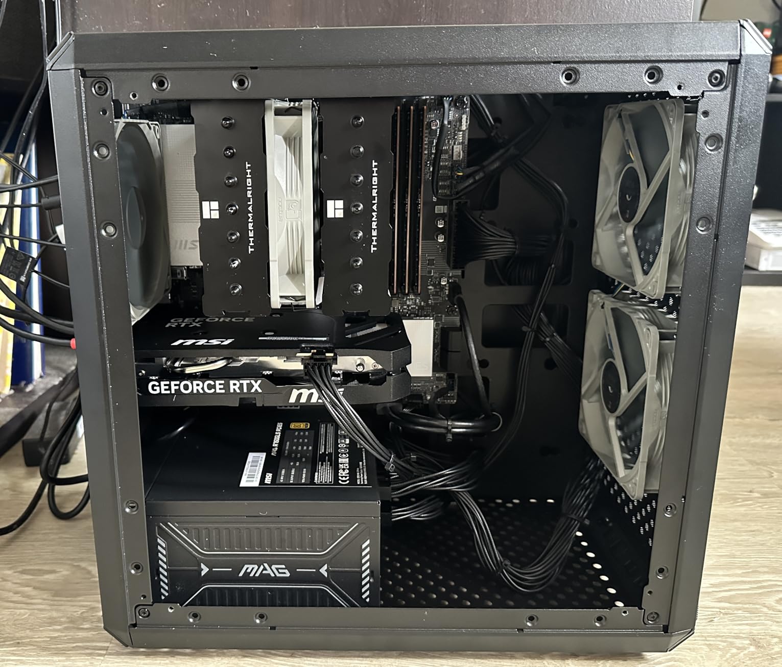 Thermalright Phantom Spirit 120 SE Black CPU Cooler, Dual TL-C12B V2 PWM Fans and Double Towers, 7 Heat Pipes Heatsink Cooler, for AM4/AM5 & Intel LGA1851/1700/115X/1200 customer photo 1
