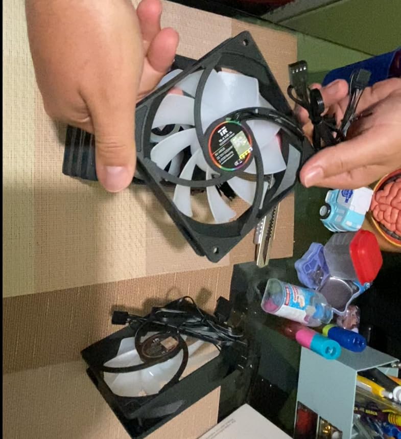 Thermalright TL-C12C X5 CPU Fan, Black Cooling, Fan in The unlit Version, Establish Ties or Contact PC Fan with 1550RPM Speed, 120mm Computer Case Cooler, PWM Control for Case and Liquid Cooler customer photo 2