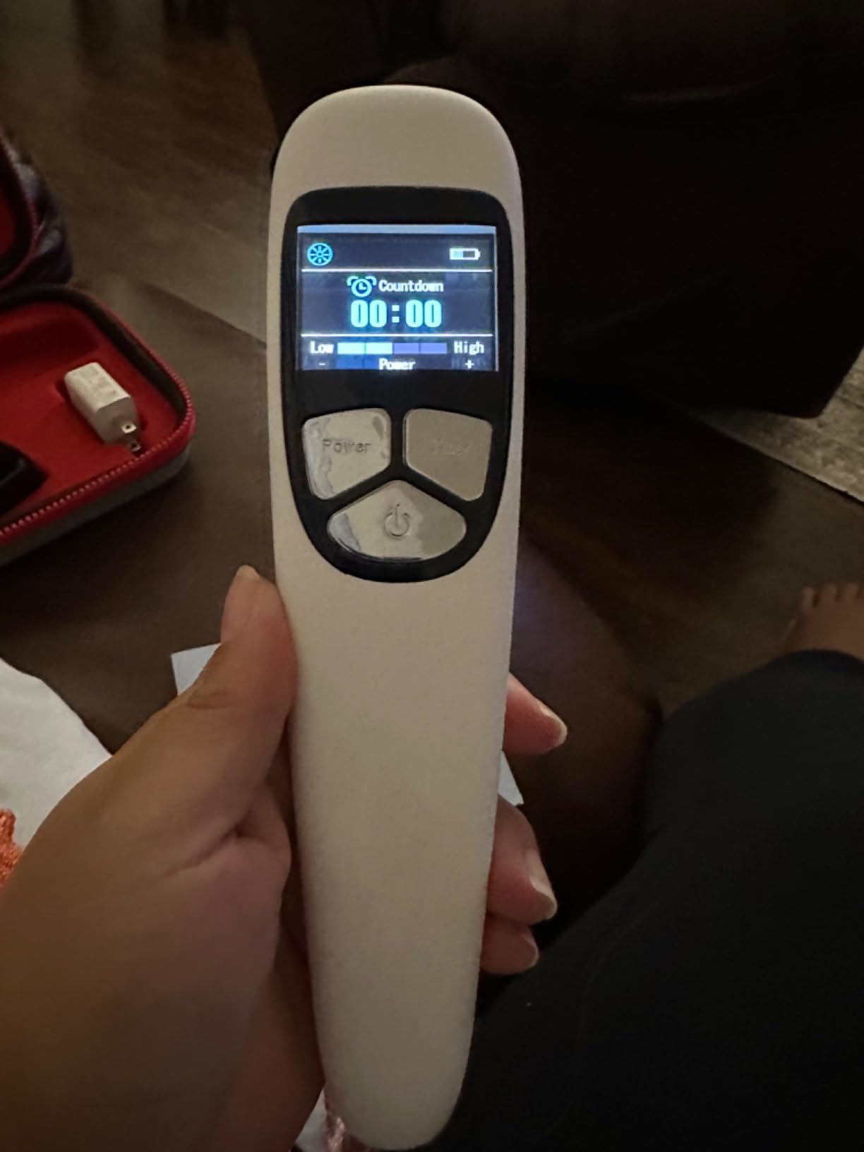 Cold Laser Therapy Device with LED Display Human/Vet Red Light Therapy Device Targets Joint and Muscles for Elbows, Knees, Shoulders, Hands (4x808nm +14X650nm) customer photo 2