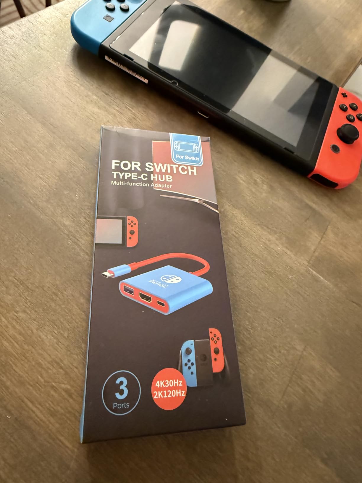 BIYTC Switch Dock Compatible with Nintendo Switch Docking Station Portable Switch TV Adapter Support 4K/30HZ Switch OLED Switch Travel Dock with HDMI2.0 USB3.0 Port customer photo 1