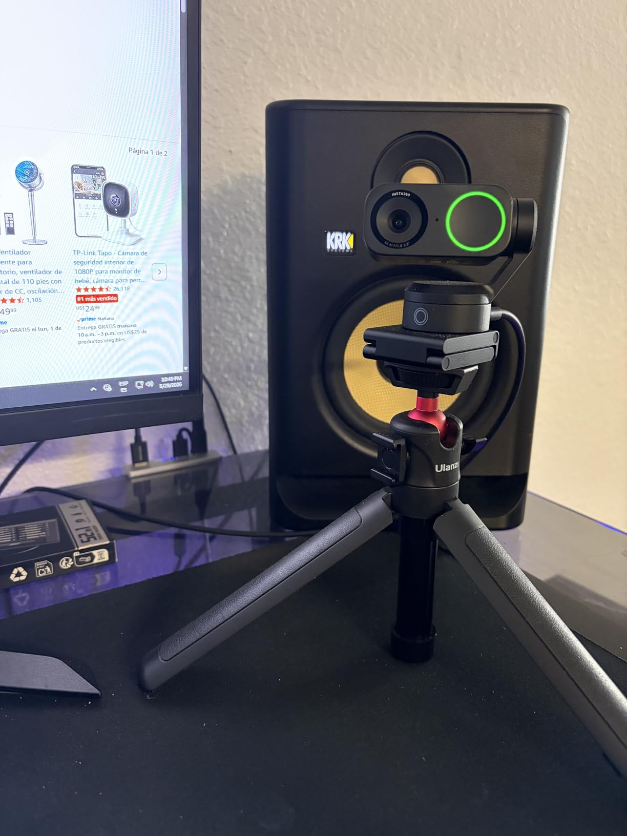 Insta360 Link 2 - PTZ 4K Webcam for PC/Mac, 1/2