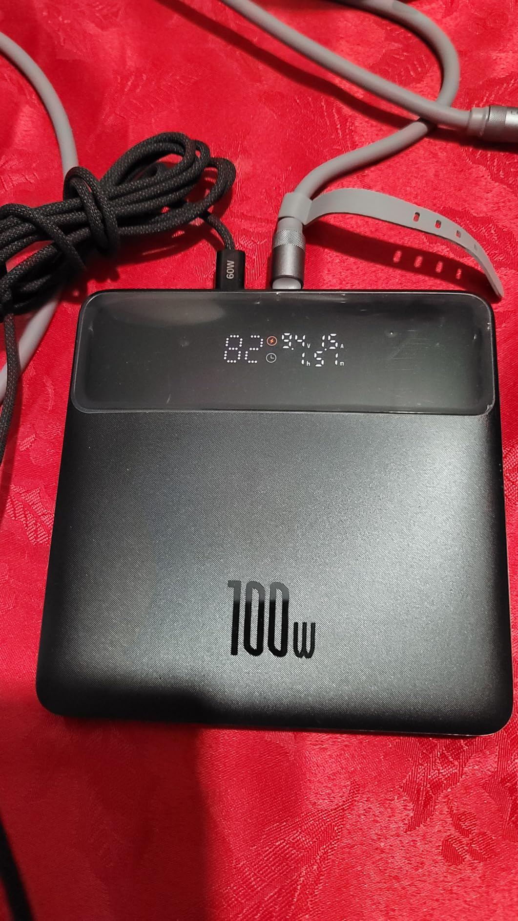 Baseus Laptop Portable Charger 100W 20000mAh, Blade Travel Power Bank Fast Charging 2 USB-C & 2 USB-A Port, Steam Deck Battery Pack for MacBook iPad iPhone 17/16/15/14/13 Samsung S24 etc. customer photo 2