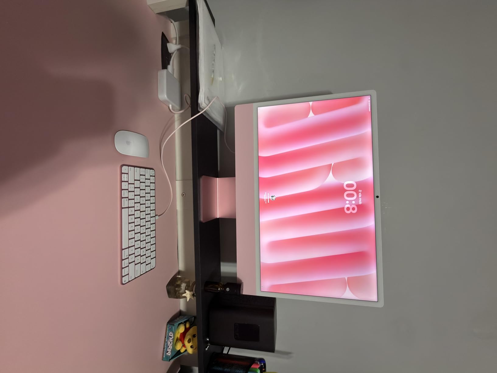 2024 iMac All-in-One Desktop Computer with M4 chip with 10-core CPU and 10-core GPU: Built for Apple Intelligence, 24-inch Retina Display, 16GB Unified Memory, 256GB SSD Storage; Pink customer photo 1