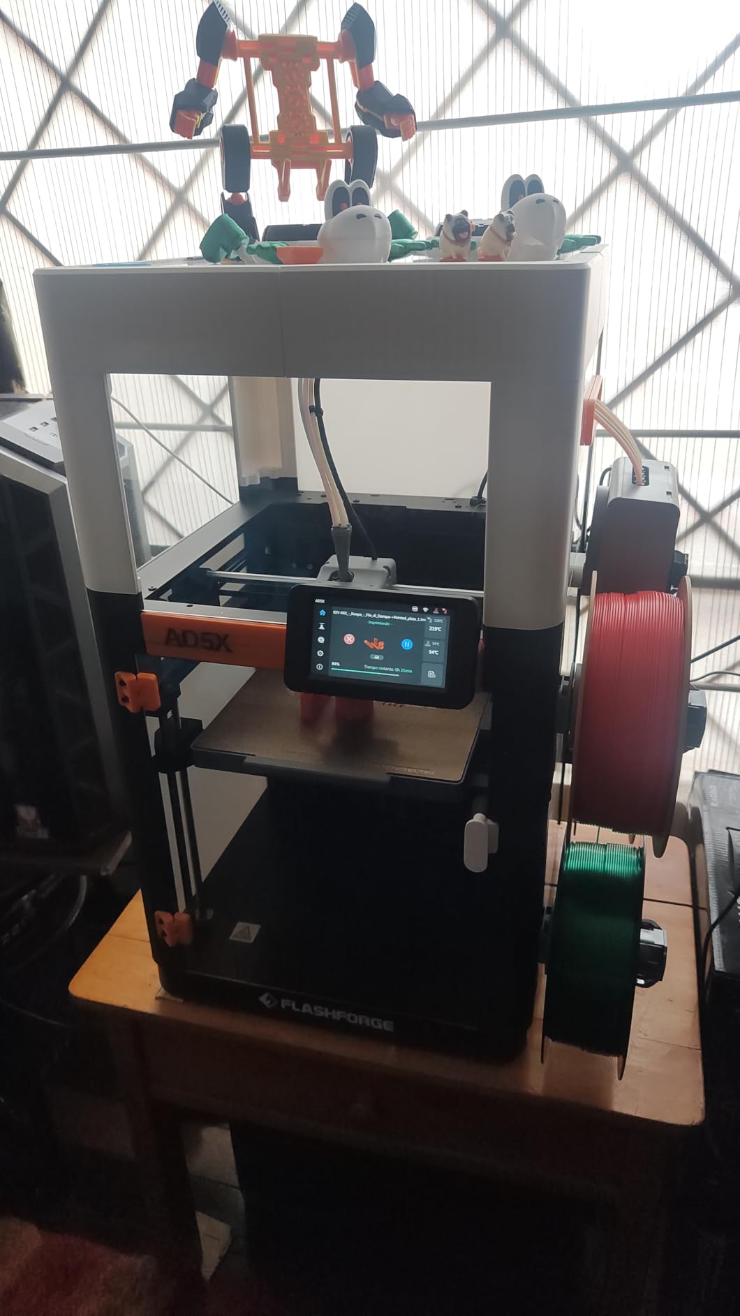 FLASHFORGE AD5X Multi-Color 3D Printer, CoreXY 600mm/s High-Speed, 1-Click Auto Leveling, 300°C Direct Drive Extruder, 220x220x220mm Build Volume, Ideal for Precision and Efficiency customer photo 2