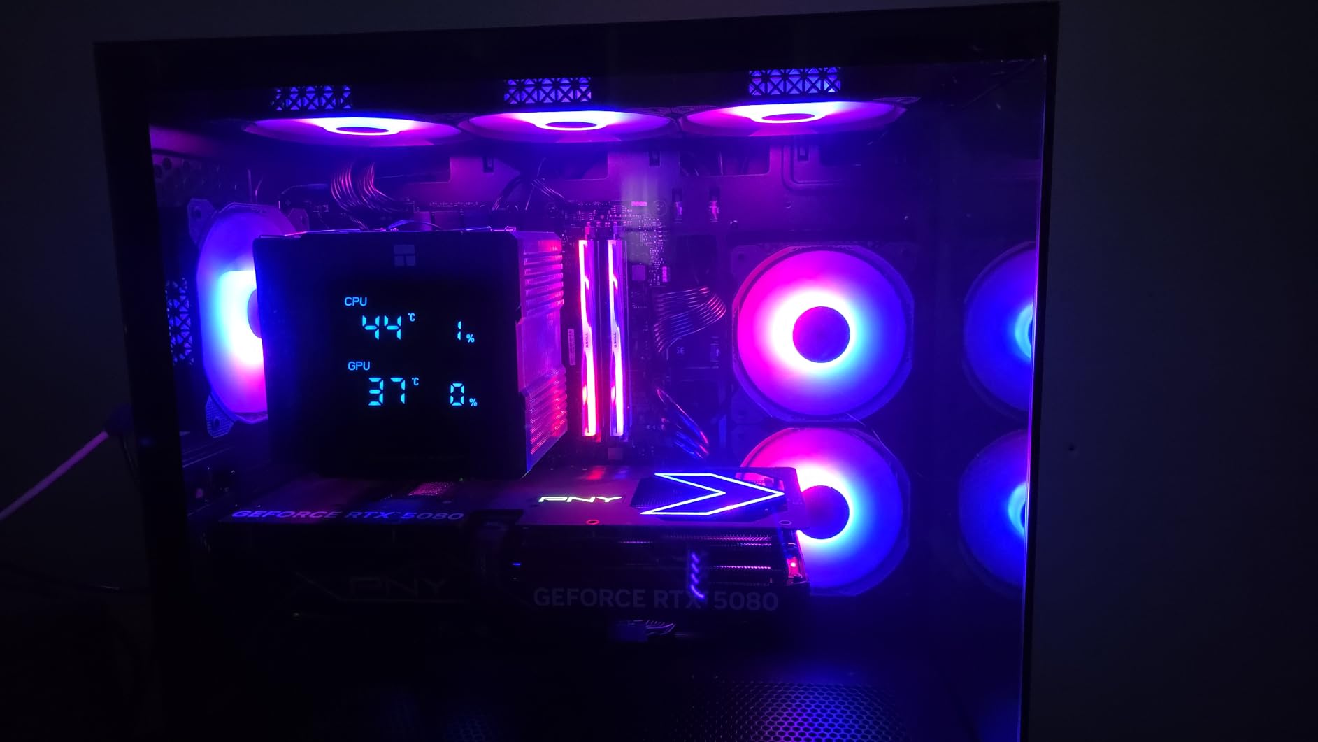 Thermalright Peerless Assassin 120 Digital ARGB Black CPU Air Cooler, Digital Screen Top Cover, 6 Heatpipes Computer CPU Cooler, for AM4/AM5, Intel LGA1700/1851/1150/1151/1200, PC Cooler - Black ARGB customer photo 2