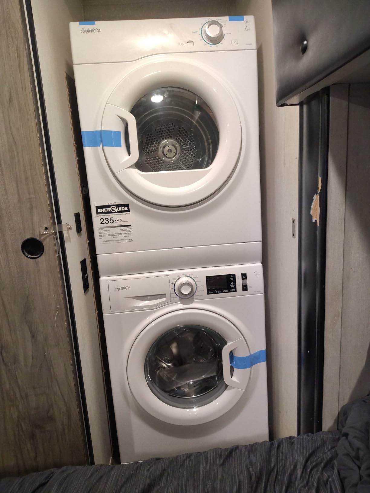 Splendide DV1725X & WFL2500X Stacked Bundle Washer & Dryer with Vent Kit & SK04 Stack Kit Included - Updated Design customer photo 1